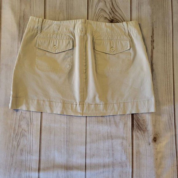 Body By Victoria Women’s Slim Fitting Skirt Light Khaki Sz 12 - Picture 3 of 4